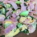 1065386's cooksnap of when they made チンゲンサイたまごベーコン♩.