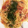 ☆エル♪'s cooksnap of when they made 鯖の味噌煮缶でトマトパスタ！.