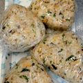 にこちゃんち's cooksnap of when they made 鮭と大葉のさわやかおにぎり.