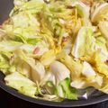 chikappe's cooksnap of when they made 春キャベツの塩辛炒め.