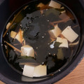 メイプルママ☆'s cooksnap of when they made 豆腐とワカメの和風スープ.