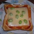 七味ちゃん！'s cooksnap of when they made ピザ風ケチャップチーズトースト.