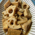 yysam's cooksnap of when they made れんこんと厚揚げの煮物.