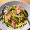 ぴろり＋'s cooksnap of when they made 簡単!!アスパラとベーコンの和風パスタ♬.