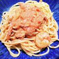 クック5CLUS8☆'s cooksnap of when they made ツナのトマトクリームパスタ.