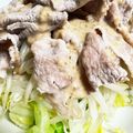 りんむー５５'s cooksnap of when they made ごまドレ豚しゃぶ.