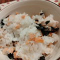 れおいち's cooksnap of when they made 10分で簡単に♪鮭とわかめの混ぜご飯.