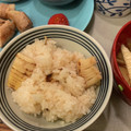 クックOORN8P☆'s cooksnap of when they made 焼きタケノコの炊きこみご飯✿.
