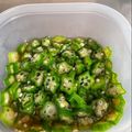 つくしS's cooksnap of when they made 止まらない！オクラのダシ醤油漬け♪.