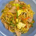 にこちゃんち's cooksnap of when they made スパイシー！シンガポール風カレー焼きそば.