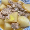 ☆hiroppy☆'s cooksnap of when they made 圧力鍋で5分♪大根と豚肉のスープ煮.