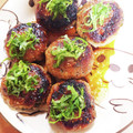 ぷっくりさん。's cooksnap of when they made 豚ひき肉と青しそのハンバーグ.