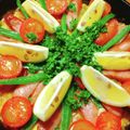 yossy1206's cooksnap of when they made スキレットで簡単♡シーフードパエリア.
