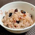 ☆あいちゃん's cooksnap of when they made ほんのり桃色♡煎り黒豆ご飯.