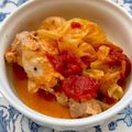 ☆あいちゃん's cooksnap of when they made m炊飯器で鶏とキャベツのトマト煮.