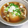 梅千胡's cooksnap of when they made スタミナ補給に！豚ときのこのつけうどん.