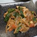 fu♪♪'s cooksnap of when they made 鶏むね肉のごま味噌炒め。.