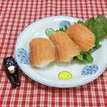 みかかめ's cooksnap of when they made スーパーのお刺身で握り寿司.
