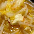 s06007's cooksnap of when they made 5分でできる！白菜ともやしのキムチスープ.