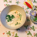 yesmama's cooksnap of when they made ほうれん草のお手軽クリームスープ☆簡単☆.