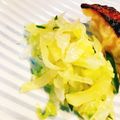 Nana777's cooksnap of when they made キャベツとたくわんのナムル.