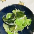 negi_082's cooksnap of when they made キャベツとわかめのナムル風.
