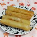 赤い電話's cooksnap of when they made 簡単すぎるシーチキンと玉ねぎの春巻き☆.