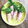 」りふ's cooksnap of when they made かいわれをハムで巻いただけ～♪.