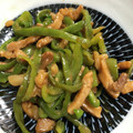 USACO66's cooksnap of when they made 簡単！ピーマンと豚肉だけの青椒肉絲.