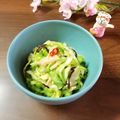 Newチヨコっと♪'s cooksnap of when they made 塩昆布と穂先メンマの✿春キャベツサラダ✿.