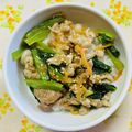 チェックのミニくま's cooksnap of when they made 豚肉と小松菜の炒め煮♡.