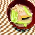 ふたごゆき's cooksnap of when they made さやえんどうとかぼちゃのほくほくお味噌汁.