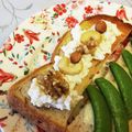 龍青空ママ's cooksnap of when they made ハニーチーズナッツ☆オープンサンド.