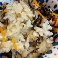 ズッキーーニ's cooksnap of when they made ☆おばの味☆豚そぼろひじきの炊き込みご飯.