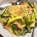 ぴろり＋'s cooksnap of when they made 簡単!!アスパラとベーコンの和風パスタ♬.