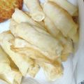 こもりんあここ's cooksnap of when they made 餃子の皮アレンジ パリッとチーズ巻き.