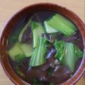 moniqro555's cooksnap of when they made きくらげとチンゲン菜のスープ.