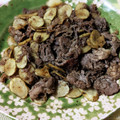misora‪‪'s cooksnap of when they made 常備菜☆牛肉とごぼうの炒り煮.