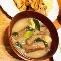 はーくんごーごー's cooksnap of when they made 旦那が大好き♡芋がらのお味噌汁～.