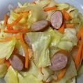 愛とココ's cooksnap of when they made シャウエッセンとキャベツの炒め物.