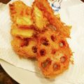 Sun Flover's cooksnap of when they made 天ぷら衣の作り方（レンコン、さつまいも等.