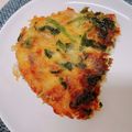 しばちゃそ's cooksnap of when they made ほうれん草キッシュはトースターで簡単に♡.