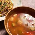 トモ２'s cooksnap of when they made オクラとトマトと豆腐のスープ.