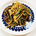 あっこ姉's cooksnap of when they made ゴボウ♡ネギ♡牛肉炒め.
