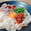 やっころりん♬'s cooksnap of when they made 程良い辛さと食感がクセになる！釜玉うどん.