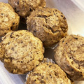 あおこーママ's cooksnap of when they made はったい粉と黒ごまの蒸しパン.
