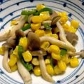 見習い台所戦士's cooksnap of when they made しめじとコーンのソテー.