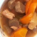 クックS5N2AF☆'s cooksnap of when they made 圧力鍋で簡単もつ煮　味噌味.