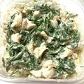 ☆8トマチー8☆'s cooksnap of when they made 行者にんにくとささみの胡麻味噌マヨ和え.