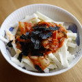 ガメコ's cooksnap of when they made 長芋とキムチと海苔のあえ物.